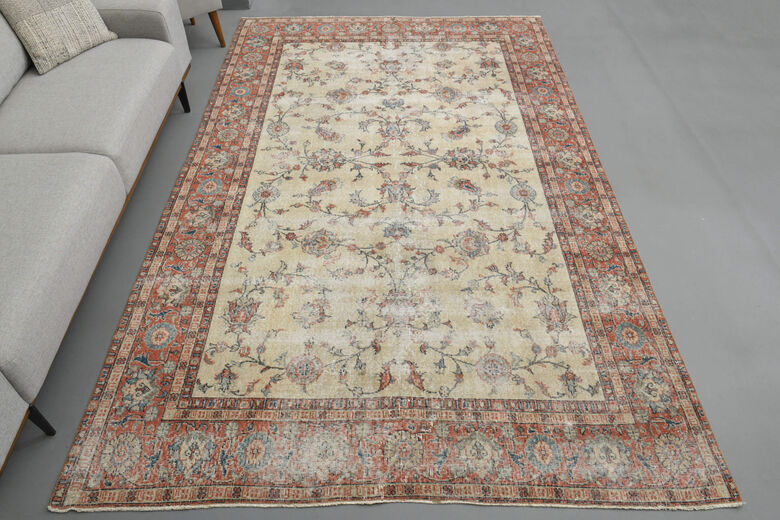 Handmade Vintage Area Rug