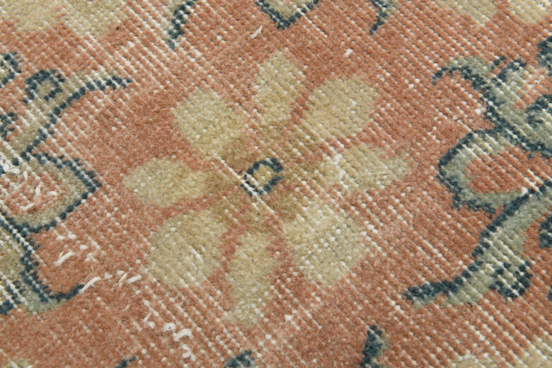 Handmade Vintage Area Anatolian Rug
