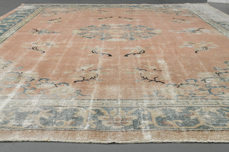 Handmade Vintage Area Anatolian Rug