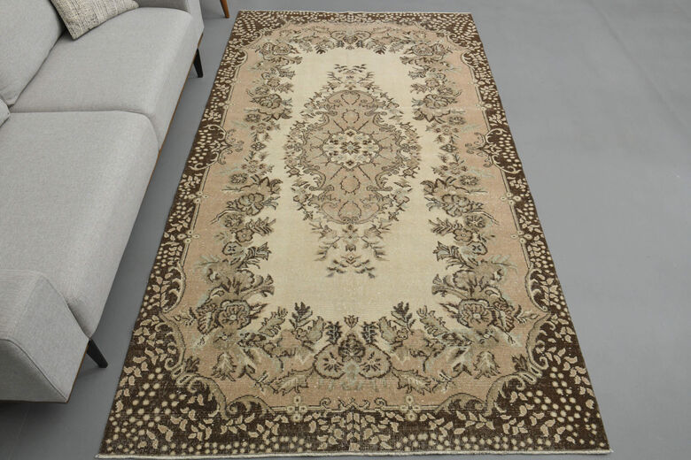 Handmade Vintage Large Area Rug