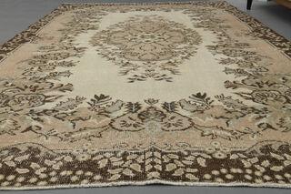 Handmade Vintage Large Area Rug - Thumbnail