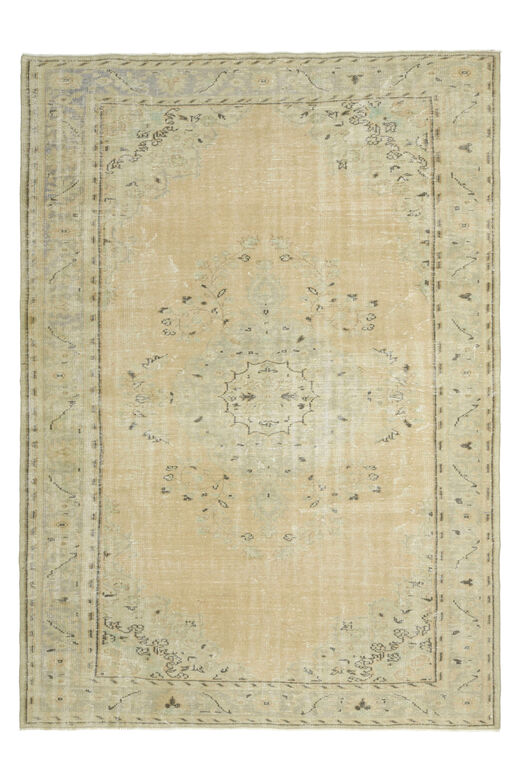 Handmade Vintage Area Anatolian Rug