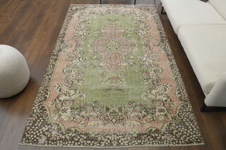 Handmade Vintage Area Rug - Thumbnail