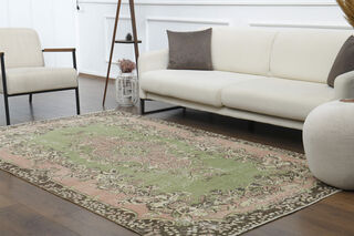 Handmade Vintage Area Rug - Thumbnail