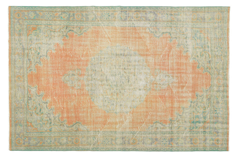 Handmade Vintage Area Anatolian Rug