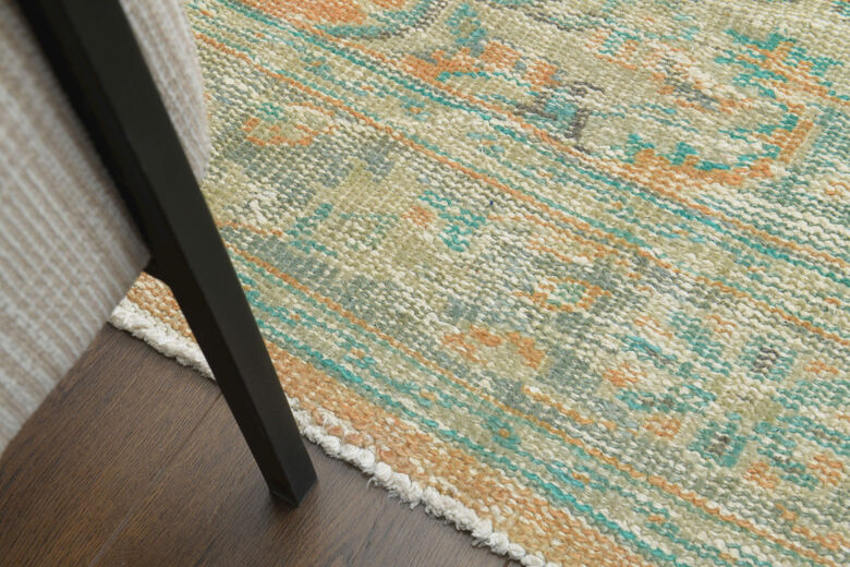 Handmade Vintage Area Anatolian Rug