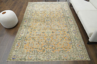 Handmade Vintage Area Rug - Thumbnail