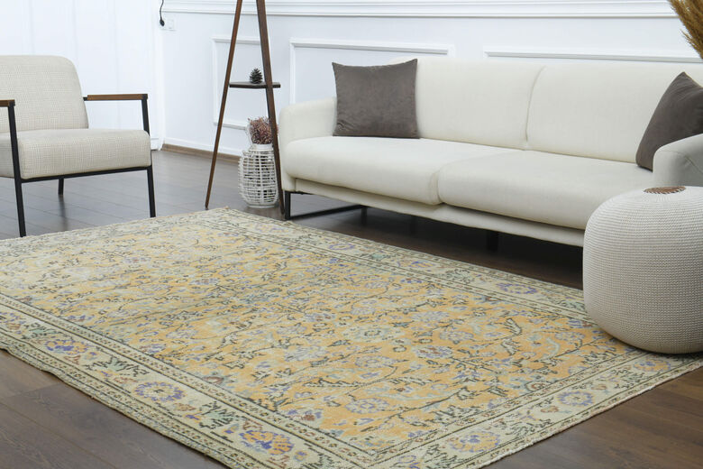 Handmade Vintage Area Rug