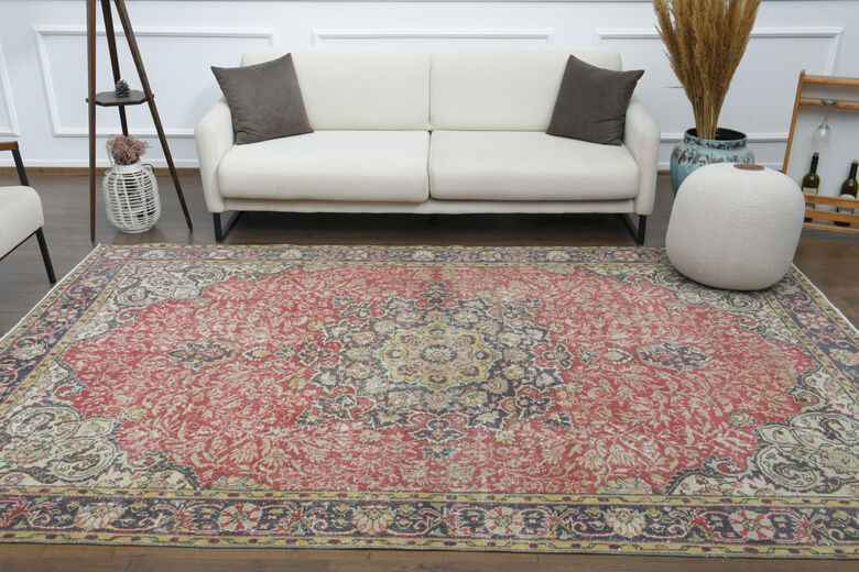 Handmade Vintage Area Rug