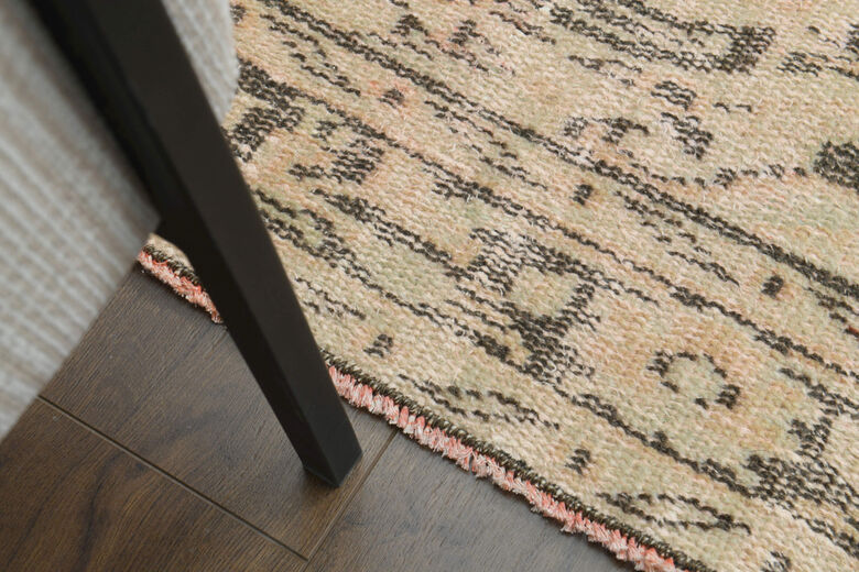 Handmade Vintage Area Anatolian Rug