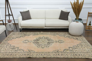 Handmade Vintage Area Anatolian Rug - Thumbnail