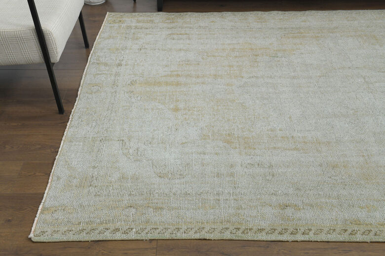 Handmade Antique Area Anatolian Rug