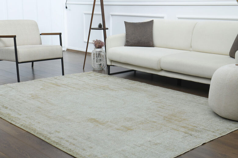 Handmade Antique Area Anatolian Rug