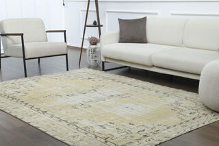 Handmade Vintage Area Anatolian Rug - Thumbnail