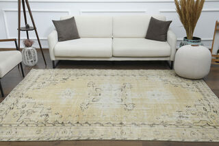 Handmade Vintage Area Anatolian Rug - Thumbnail