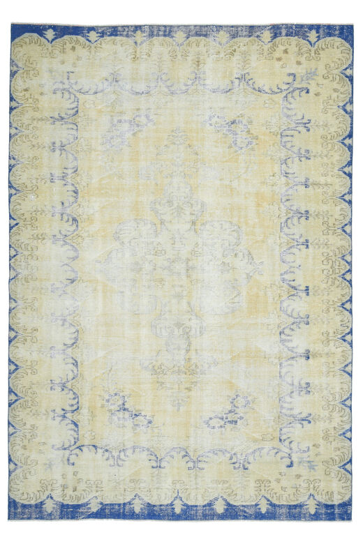 Handwoven Distressed Vintage Rug