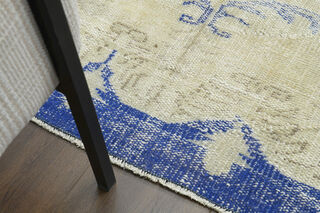 Handwoven Distressed Vintage Rug - Thumbnail