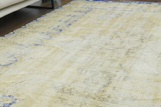 Handwoven Distressed Vintage Rug - Thumbnail