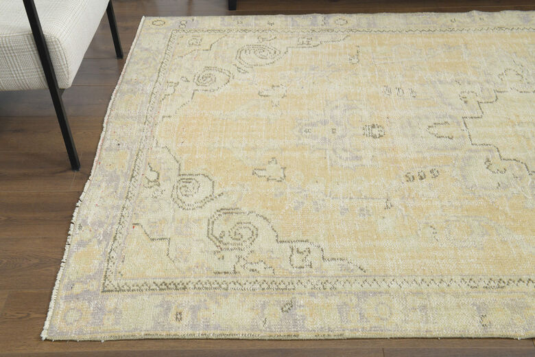 Handmade Vintage Area Anatolian Rug