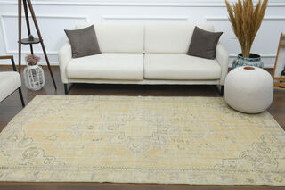 Handmade Vintage Area Anatolian Rug - Thumbnail