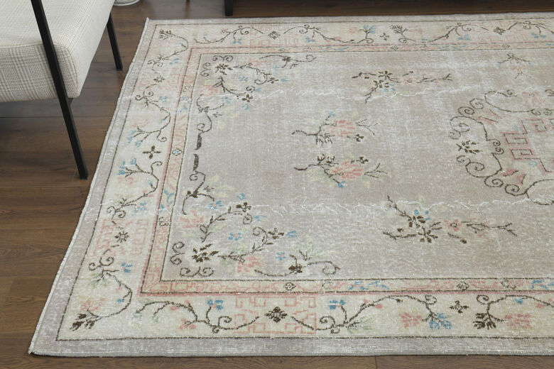 Handwoven Vintage Area Anatolian Rug
