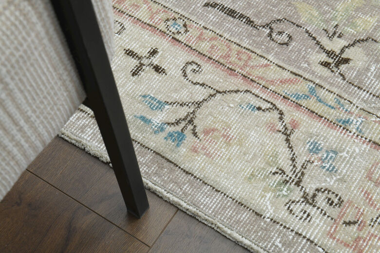 Handwoven Vintage Area Anatolian Rug