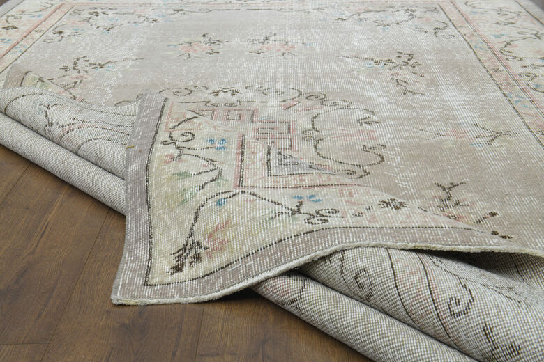 Handwoven Vintage Area Anatolian Rug