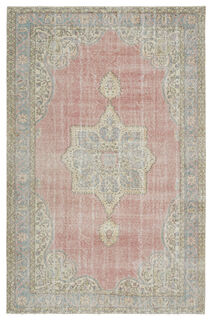 Handmade Vintage Large Area Rug - Thumbnail