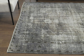 Handmade Vintage Large Area Rug - Thumbnail