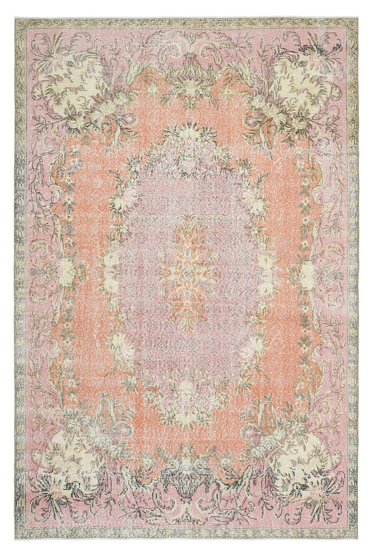 Handmade Vintage Area Anatolian Rug