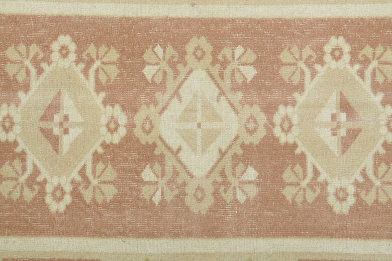 Handmade Vintage Turkish Area Rug