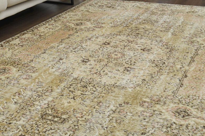 Handmade Vintage Anatolian Area Rug