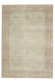 Handmade Vintage Hereke Area Rug - Thumbnail