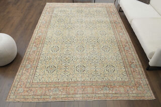 Handmade Vintage Hereke Area Rug - Thumbnail