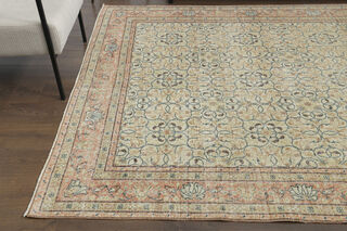 Handmade Vintage Hereke Area Rug - Thumbnail