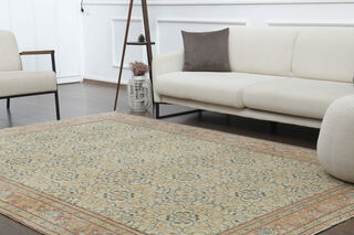 Handmade Vintage Hereke Area Rug - Thumbnail