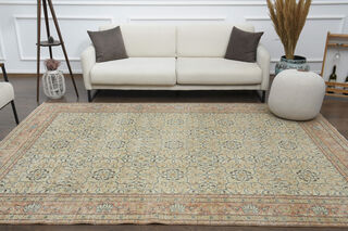 Handmade Vintage Hereke Area Rug - Thumbnail