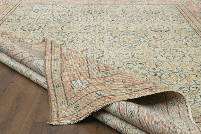 Handmade Vintage Hereke Area Rug