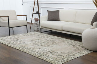 Handmade Vintage Area Rug - Thumbnail