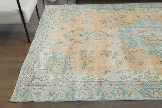 Handmade Vintage Area Anatolian Rug - Thumbnail