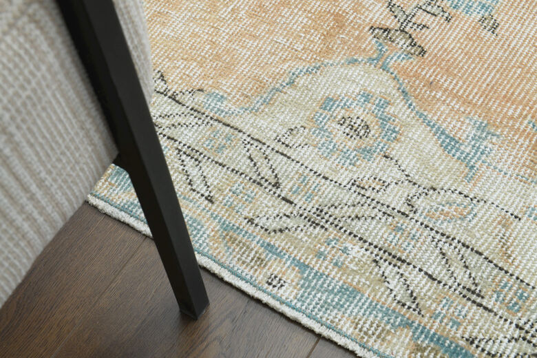 Handmade Vintage Area Anatolian Rug