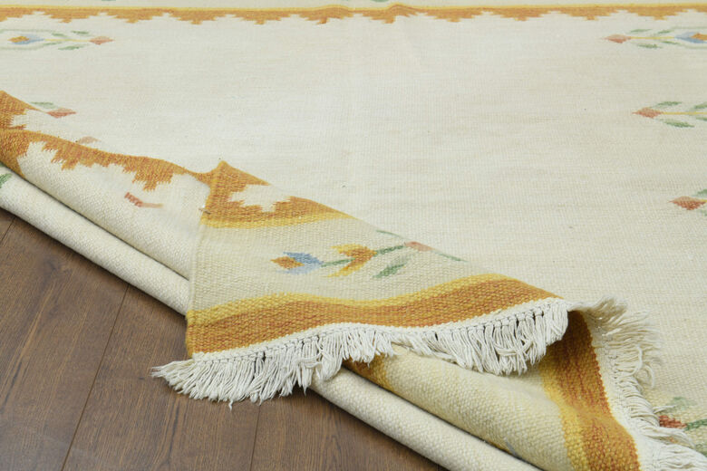 Handmade Vintage Large Area Rug