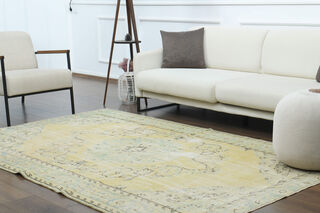 Handmade Vintage Area Anatolian Rug - Thumbnail