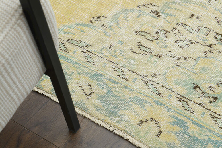Handmade Vintage Area Anatolian Rug