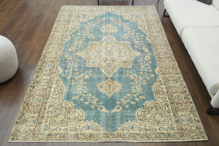 Handmade Vintage Area Rug - Thumbnail