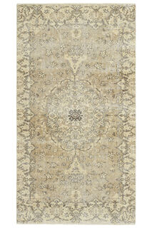 Handmade Vintage Area Oushak Rug - Thumbnail
