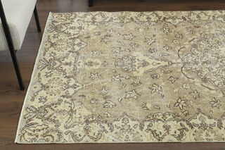 Handmade Vintage Area Oushak Rug - Thumbnail