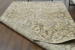 Handmade Vintage Area Oushak Rug - Thumbnail