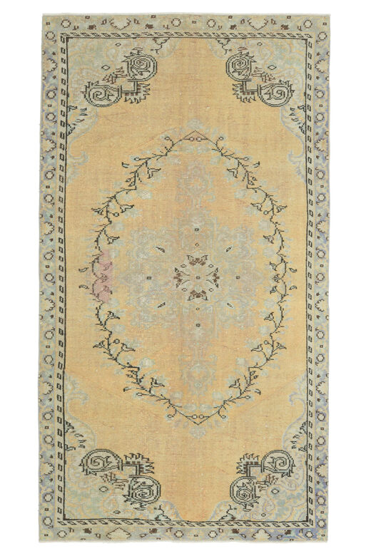 Authentic Vintage Area Anatolian Rug