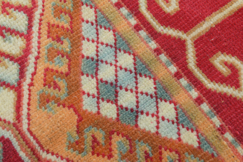 Colorful Vintage Handwoven Rug